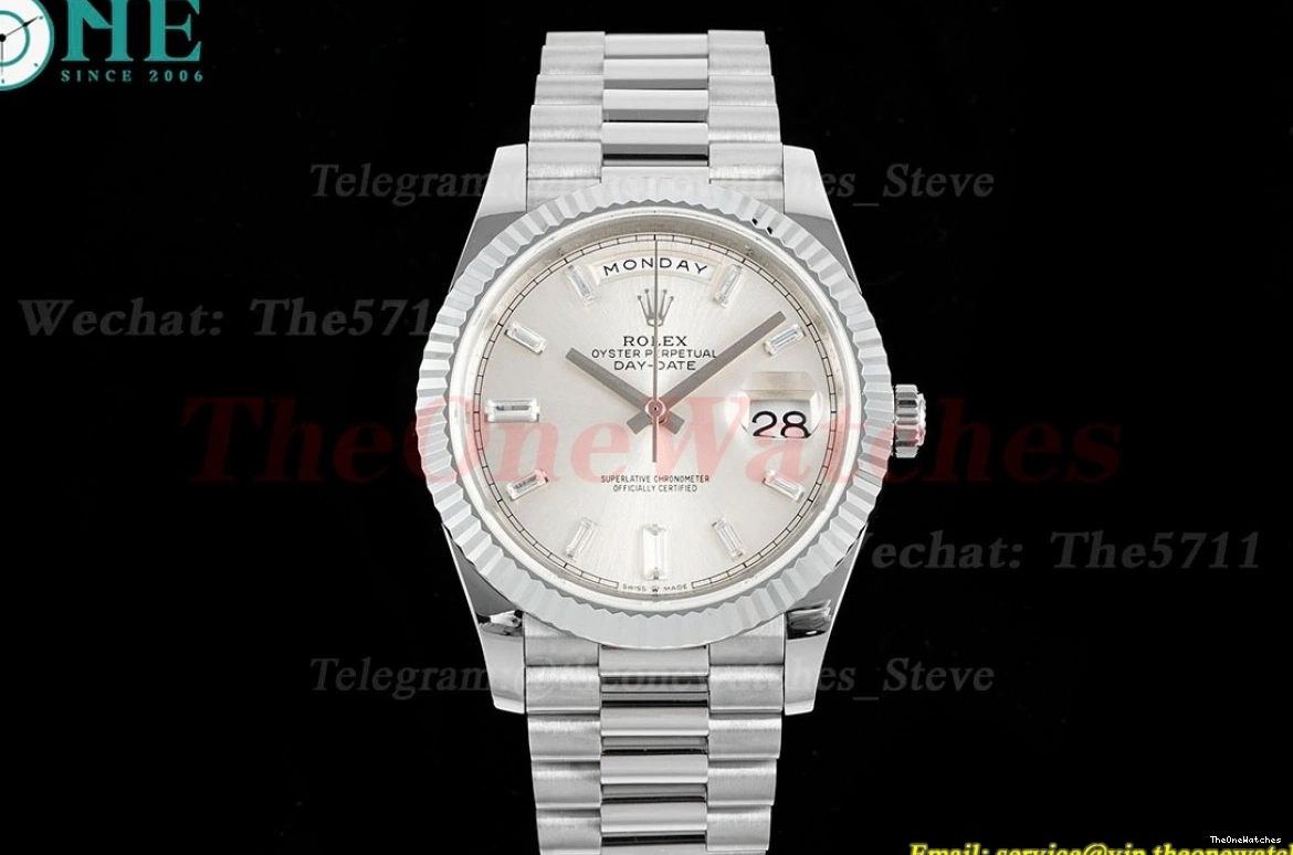 Dia V4 Weight) 40mm DayDate Silver JDF 228239 SS (Gain VR3255 SS 0211